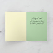 Carte Joyeuses Pâques, chien (Intérieur)