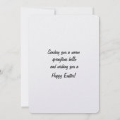 Carte Joyeuses Pâques EGG-STRA (Dos)
