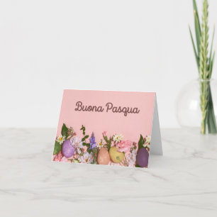 Carte Joyeuses Pâques, Italien Bon Pâques