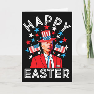 Carte Joyeuses Pâques Joe Biden 4 juillet Memorial Indép