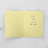 Carte Joyeuses Pâques, Joyeux Printemps (Intérieur)
