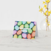 Carte Joyeuses Pâques, Pâques russe (Fleur jaune)