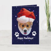 Carte Joyeuses Pawlidays Noël Deep Space (Devant)