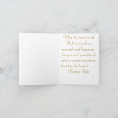 Carte Joyeuses salutations de Yule  (Intérieur)