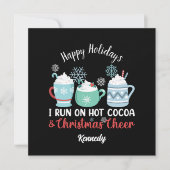 Carte Joyeuses vacances - Cosy Cocoa & Christmas Cheer (Devant)