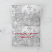 Carte Joyeuses vacances Poinsettia vacances (Intérieur)