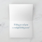 Carte Joyeuses vacances Sleeping Puppy (Intérieur)