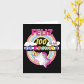 Carte Joyeux 100 Jours D'école 100 Jours D'école (Fleur jaune)