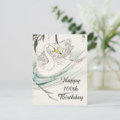 Carte Joyeux 100e anniversaire. (Debout devant)