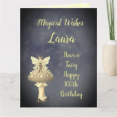 Carte Joyeux 100e anniversaire Salutation (Devant)