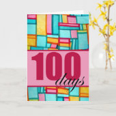 Carte Joyeux 100e jour anniversaire de la Corée Baek-il  (Fleur jaune)