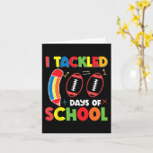 Carte Joyeux 100e jour de l'école 100 jours de l'enseign (Fleur jaune)