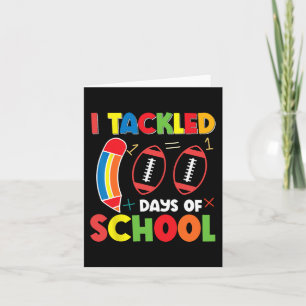 Carte Joyeux 100e jour de l'école 100 jours de l'enseign