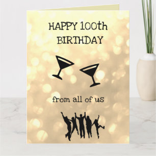 Carte Joyeux 100ème anniversaire de chacun de nous