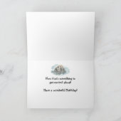 Carte Joyeux 101e Anniversaire Mignonne Excitée Otter Hu (Intérieur)