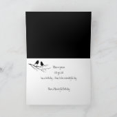 Carte Joyeux 102e anniversaire, cent deuxième anniversai (Intérieur)