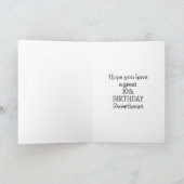 Carte Joyeux 10e anniversaire (Intérieur)