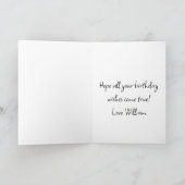 Carte Joyeux 10e anniversaire (Intérieur)