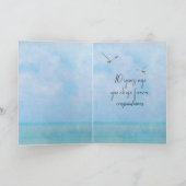 Carte Joyeux 10e anniversaire Tropical fenêtre (Intérieur)