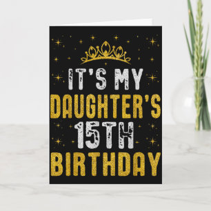 Carte Joyeux 15e anniversaire à ma fille 2010 15 ans