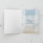 Carte Joyeux 15e anniversaire de plage ouverte fenêtre (Intérieur)