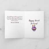 Carte Joyeux 16e anniversaire (Intérieur)