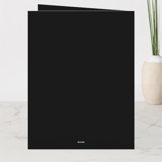 Carte Joyeux 16e anniversaire Seize Or Black âge personn (Dos)