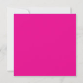 Carte Joyeux 16e anniversaire Seteen Gold Hot Pink 2025 (Dos)