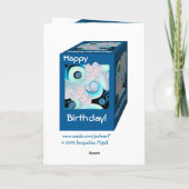 Carte Joyeux 16ème anniversaire - 16 Zillion de câlins e (Dos)