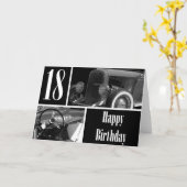 Carte Joyeux 18ème anniversaire (Fleur jaune)