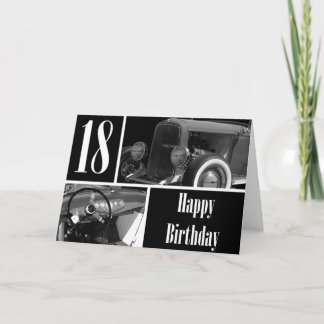Carte Joyeux 18ème anniversaire