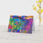 Carte Joyeux 18ème anniversaire ! (Fleur jaune)