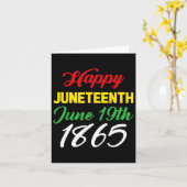 Carte Joyeux 19 juin 1865 (Fleur jaune)