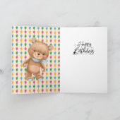 Carte Joyeux 1er anniversaire (Intérieur)