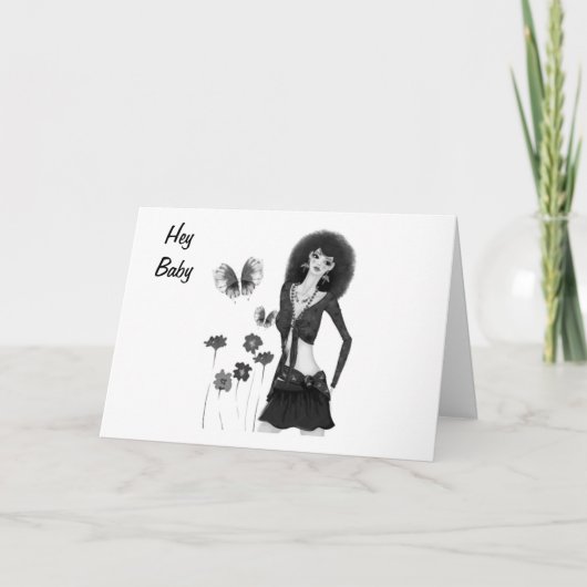 Carte JOYEUX 1er ANNIVERSAIRE CHÉRI (Devant)