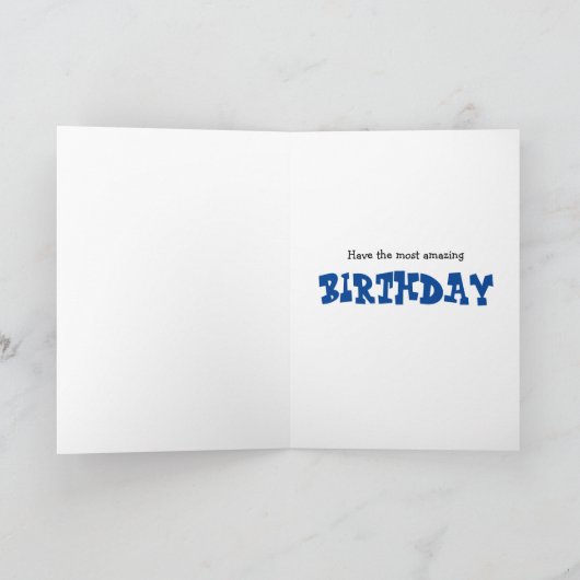 Carte Joyeux 1er anniversaire Noah (Intérieur)