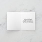 Carte Joyeux 20 Août Anniversaire Poppy pourpre (Intérieur)