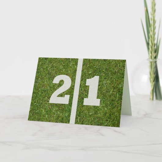 Carte Joyeux 21e anniversaire ! (Devant)