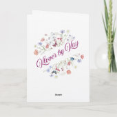 Carte Joyeux 21e anniversaire à ma fille (Dos)