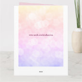 Carte Joyeux 21e anniversaire personnalisé (Dos)