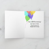 Carte Joyeux 25e anniversaire ou toute année Salutation (Intérieur)