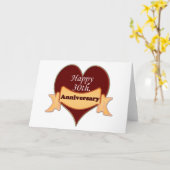 Carte Joyeux 30e anniversaire (Fleur jaune)