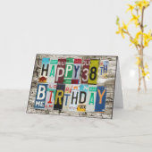 Carte Joyeux 38e anniversaire (Fleur jaune)