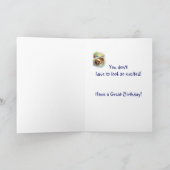 Carte Joyeux 39e anniversaire Obtenez un Humour excité C (Intérieur)