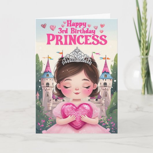 Carte Joyeux 3e anniversaire (Devant)