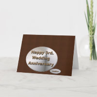 Joyeux 3ème anniversaire de mariage