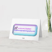 Carte Joyeux 3ème Anniversaire de Mariage aux Rose (Dos)