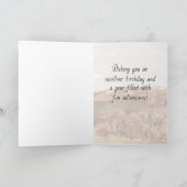 Carte Joyeux 40e anniversaire petit-fils dans les monts  (Intérieur)