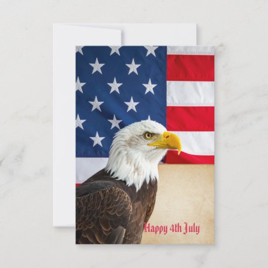 Carte Joyeux 4 juillet (Devant)