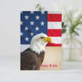 Carte Joyeux 4 juillet (Debout devant)